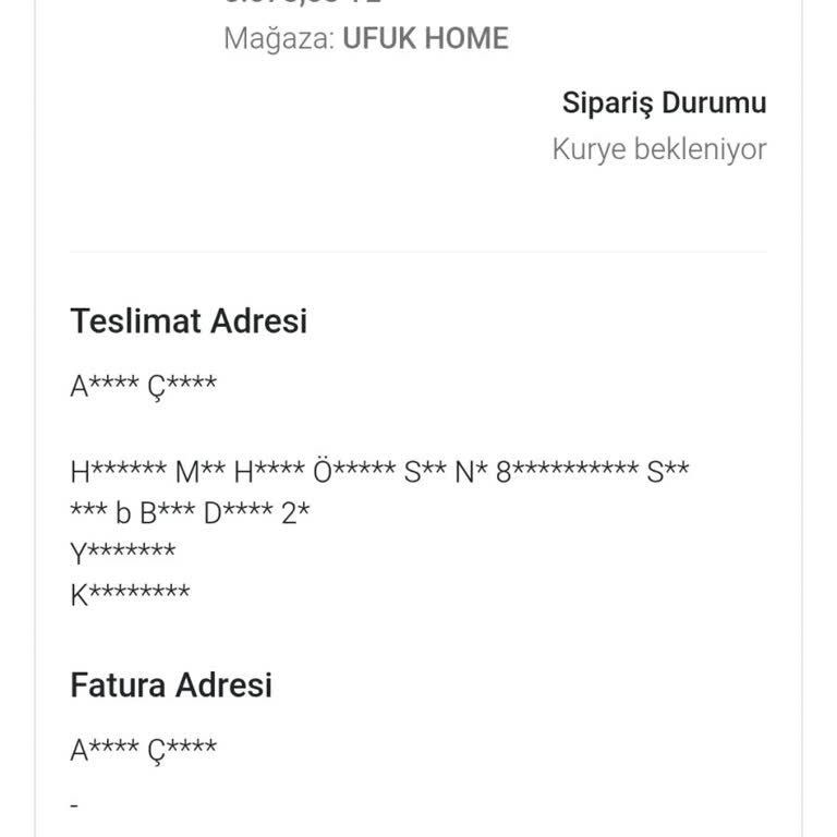 Sipariş Verildiği Halde Ürün 1 Ay Geçmesine Rağmen Kargoya Verilmedi