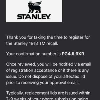 Stanley Termos Kapağı Değişimi Gecikti, Mağduriyet Yaşıyorum