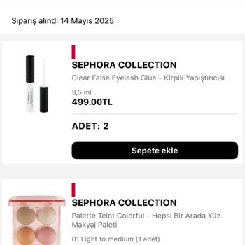 Sephora Online Alışverişte Kargo Sorunu Ve Ürün Kaybı