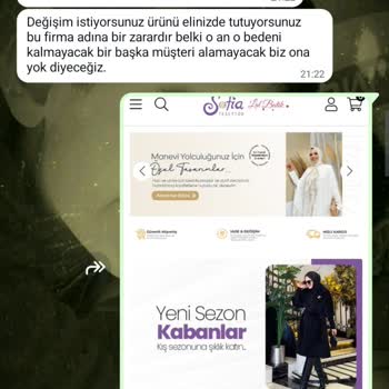 Satıcı Değişim Talebinde Olumsuz Ve Saygısız Davrandı