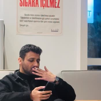 Sigara Yasağına Uyulmayan Kafede Yaşanan Rahatsızlık