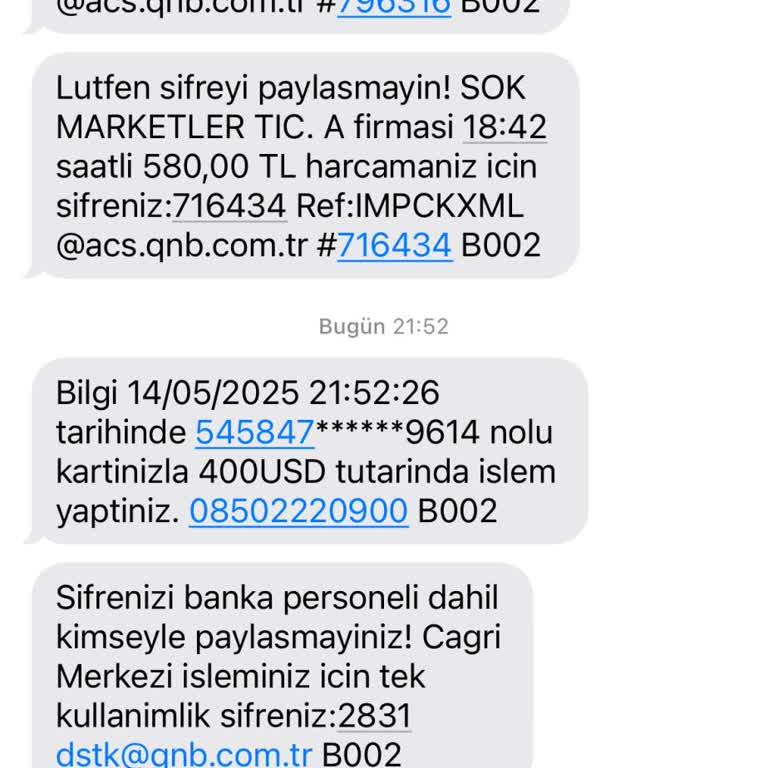 Bilgim Dışında Yapılan Kart Harcamasına Bankadan Çözüm Alamıyorum