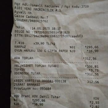 Aldığım Karpuzun Bozuk Çıkması Ve İade Sorunu