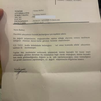 Aldığım Triko Üründeki Yırtık Nedeniyle İade Sorunu Ve Mağaza Tutumu