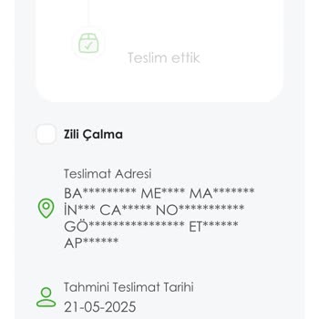Zara Elbise Siparişim Sürekli Ertelendi Teslimat Yapılmadı