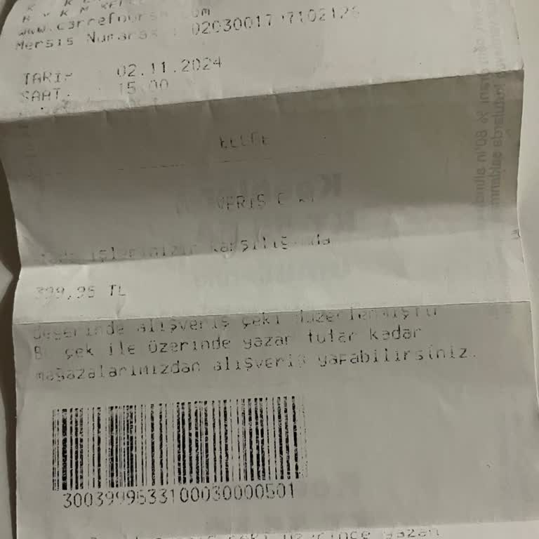 Silik Alışveriş Çeki Yüzünden Mağduriyet Yaşadım