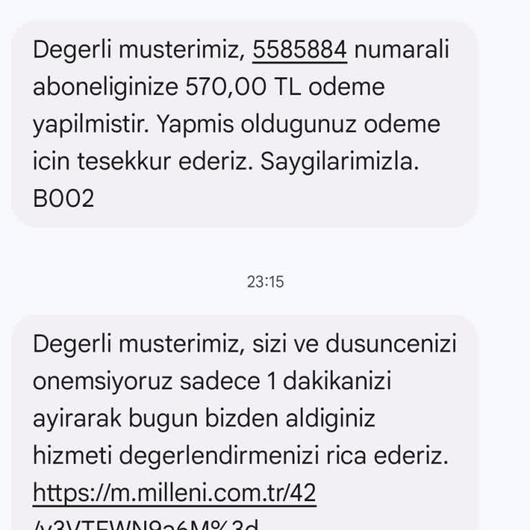 Millenicom'dan Taşındığım Halde Haksız Tahsilat Ve Bitmeyen Aramalar