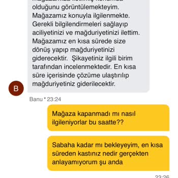 Yanlış Teslimat Sonrası Çözümsüzlük Ve İletişim Sıkıntısı Yaşadım