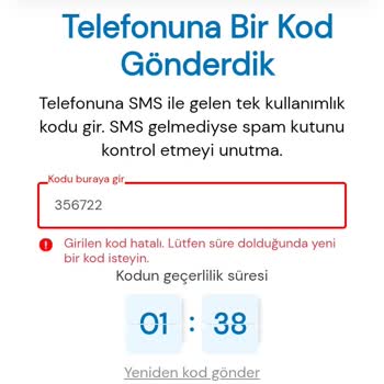 Üyelik Kodu Hatası Nedeniyle Giriş Yapılamıyor