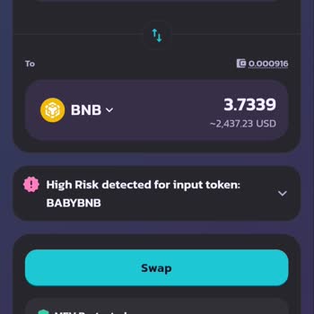 Binance Baby Bnb Token İşlemim Sonrası Paramı Çekemiyorum