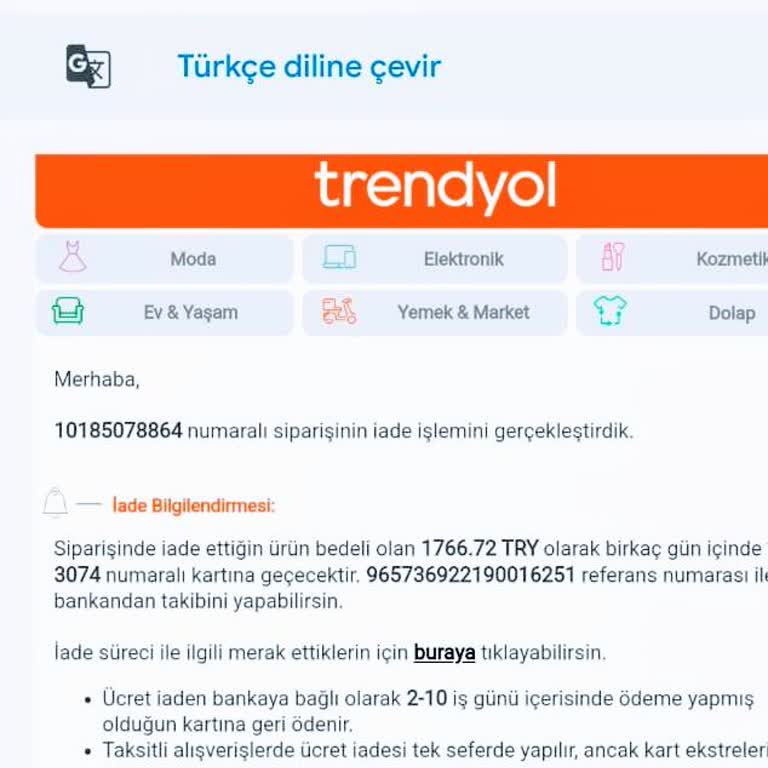 Teslim Edilmeyen Sipariş Nedeniyle Yaşanan Mağduriyet
