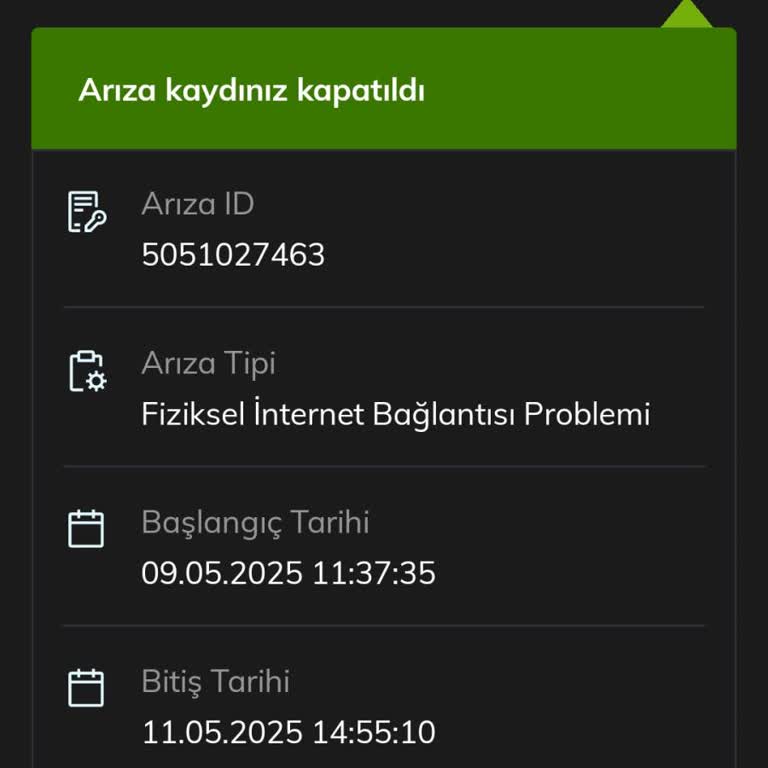 Bağlantı Kopması Sorunuma Çözüm Bulmayan Teknik Ekip