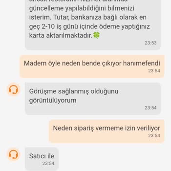 Siparişlerim Sürekli İptal Ediliyor Ve Ücret Kartımdan Kesiliyor