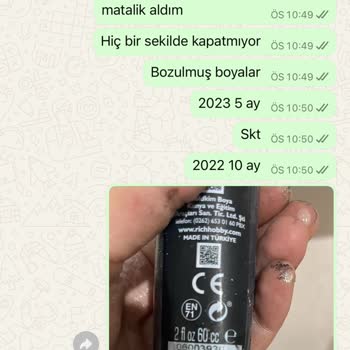 Kusurlu Boya Ürünleri Ve Yetersiz İade Süreci Nedeniyle Mağduriyet