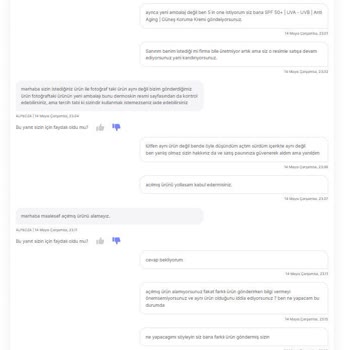 Farklı Ürün Gönderimi Ve Satıcı İlgisizliği