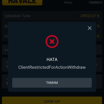 Bonus Çekiminde Zorluk Ve Canlı Destekte Olumsuz Davranış