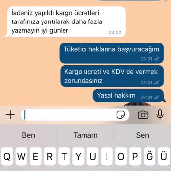 İade Sürecinde Eksik Ödeme Ve Olumsuz Müşteri İlişkileri Deneyimi
