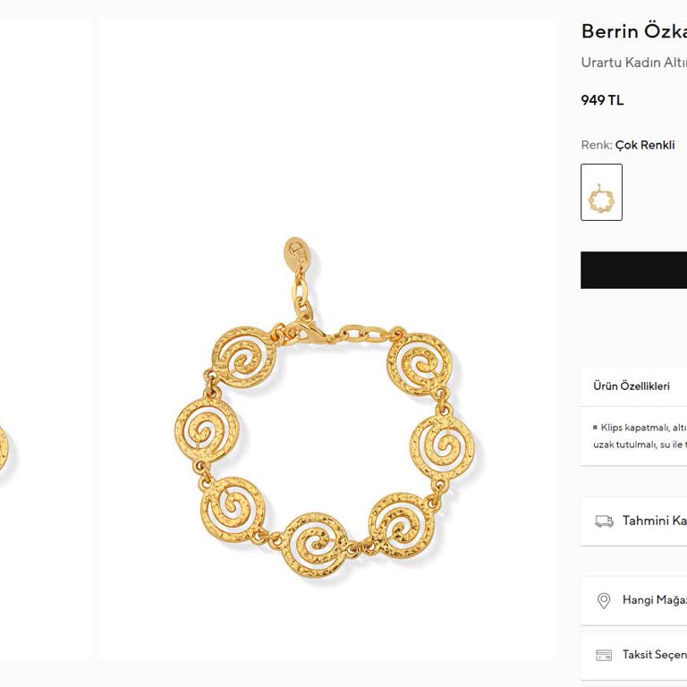 Altın Kaplama Bileklik Sağlık Sorunu Ve Hayal Kırıklığı Yarattı