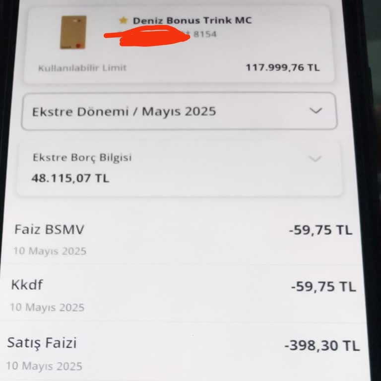 Onayım Olmadan Kartımdan Satış Faizi Kesintisi