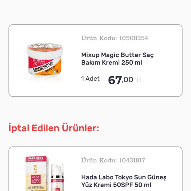 Stokta Olmayan Ürün Nedeniyle Siparişimin İptal Edilmesi Ve Mağduriyet