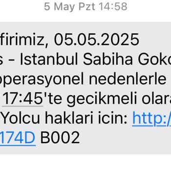 Uzun Süreli Uçuş Gecikmesi Ve Yetersiz Bilgilendirme