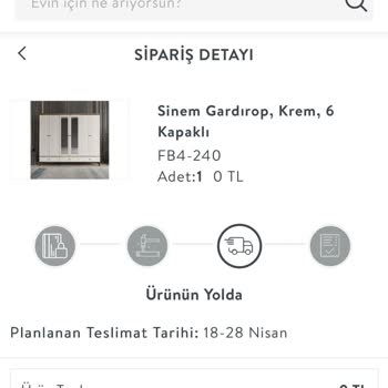5 Ayda Teslim Edilmeyen Gardırop, Hasarlı Ürün Ve İlgisiz Müşteri Hizmetleri