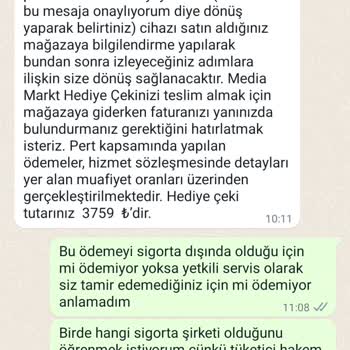 Media Markt'tan Aldığım Buzdolabında Sigorta Ve Garanti Sürecinde Yaşadığım Mağduriyet