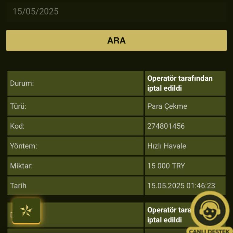 GrandPashaBet'te Çekim İşlemim Haksız Yere İptal Edildi, Param Mağdur Oldu