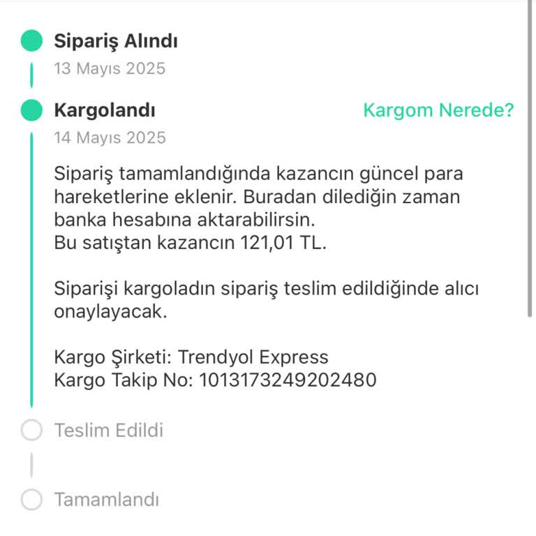 Adıma Ait Kargo Yanlış Kişiye Gönderildi Acil İade İstiyorum