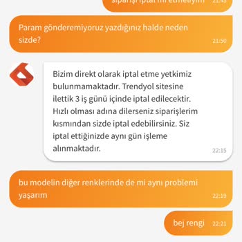 Siparişim İptal Edildi Sorunuma Çözüm Bulamıyorum