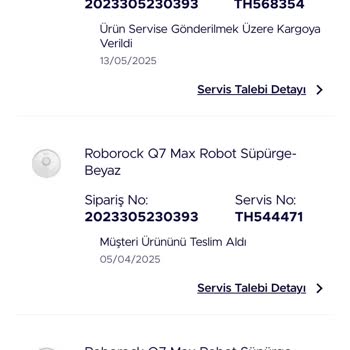 Kısa Sürede Sürekli Arızalanan Roborock Q7 Max Ve Yetersiz Servis Deneyimi