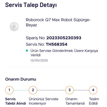 Kısa Sürede Sürekli Arızalanan Roborock Q7 Max Ve Yetersiz Servis Deneyimi