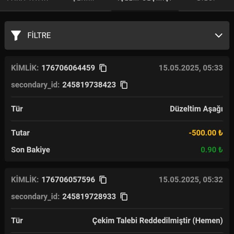 İstinye Casino Paramı Sildi