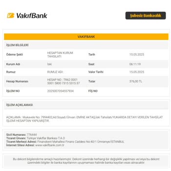 İSKİ Faturasını İki Kez Ödedim, Fazla Ödemenin İadesini İstiyorum