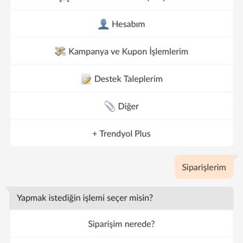 Trendyol Asistanına Ulaşamıyorum Ürünü İncelemeye Gönderemiyorum