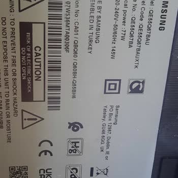 Samsung Televizyonumun Ekranı İki Buçuk Yılda Arızalandı, Yüksek Onarım Ücretiyle Şaşkınım!