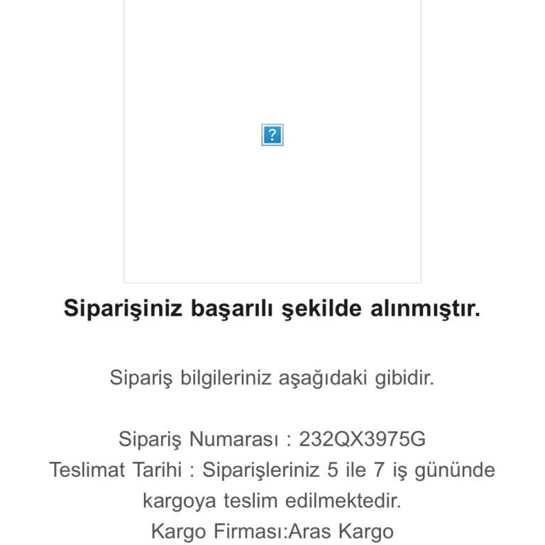 Siparişim Kargoya Verilmedi, Müşteri Hizmeti Yetersiz