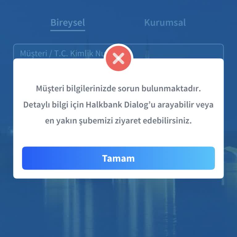 Mobil Bankacılık Erişim Sorunu Acil Çözüm Bekliyorum
