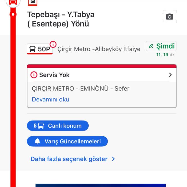 50P Otobüsünde Sürekli Gecikme Ve Mağduriyet