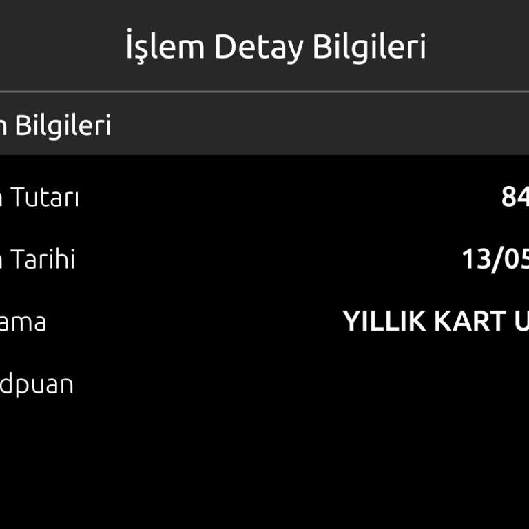 Yapı Kredi Bankası Yıllık Kart Aidatı Haksız Yere Hesabıma Yansıtıldı, İadesini Talep Ediyorum