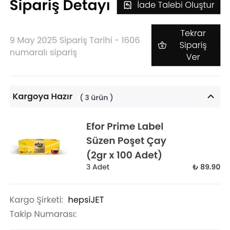 Siparişim Nerede Efor Çaydan Günlerdir Yanıt Alamıyorum