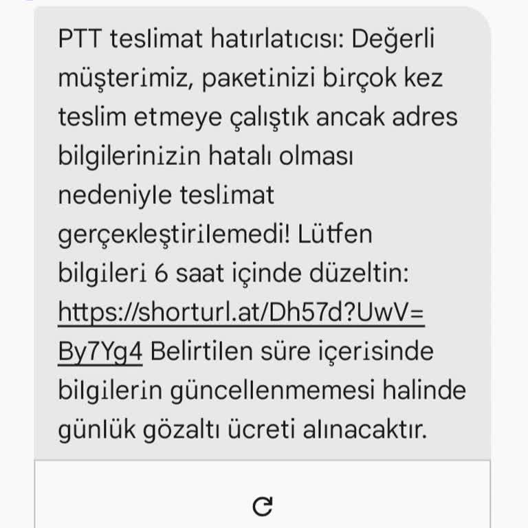 PTT Teslimat Hatırlatıcısı Adıyla Gelen Güvensiz Mesaj Ve İzinsiz Grup Eklemesi