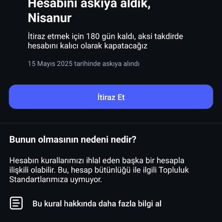 Instagram Hesabım Nedensiz Kapatıldı Ve Açıklama Yapılmadı