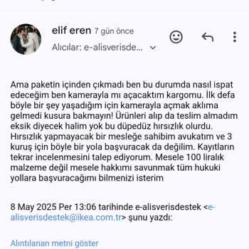 Teslim Edilmeyen Ürünler İçin Müşteri Haksız Yere Suçlanıyor