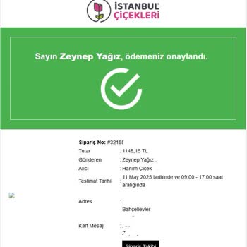 Sipariş Edilen Çiçekle Gelen Arasında Büyük Fark Hayal Kırıklığı Yaşadım