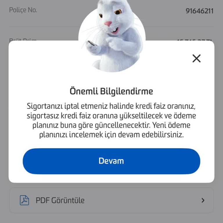 Hayat Sigortası İptal Talebim Yüksek Faiz Nedeniyle Reddediliyor