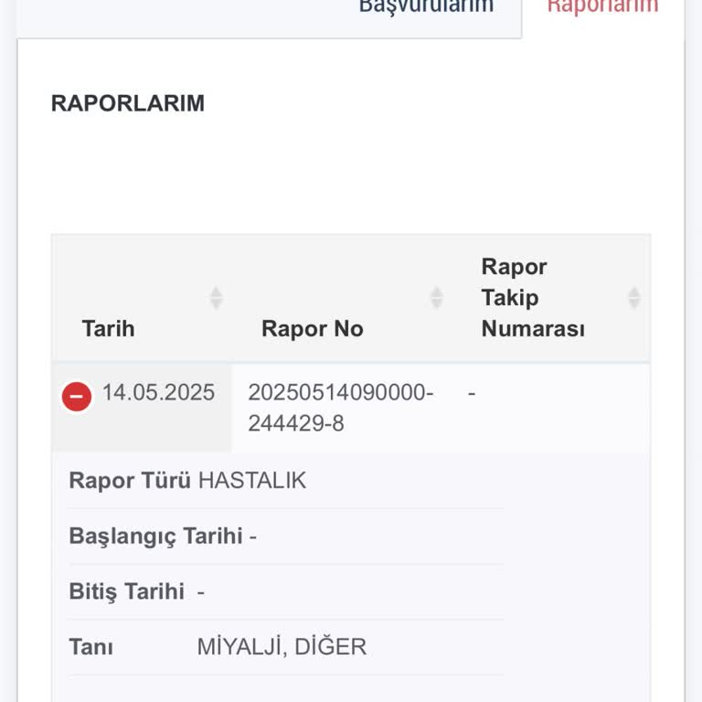 Aile Hekimi Raporum E-devlet'te Görünmüyor, PDF Olarak Alamıyorum