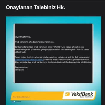 Kredi Kartı Limitim İki Gün İçinde Tutarsız Şekilde Değiştirildi