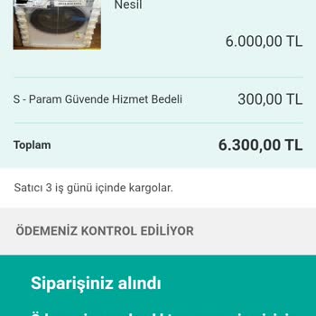 Sahibinden Üzerinden Yaptığım Ödemede Tekrar Para Talebi Ve Destek İhtiyacı