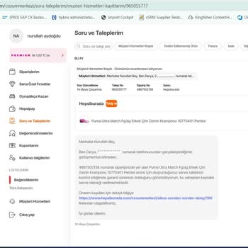 Garanti Süresi Dolmadan Puma Ayakkabım Açıldı Mağdur Oldum